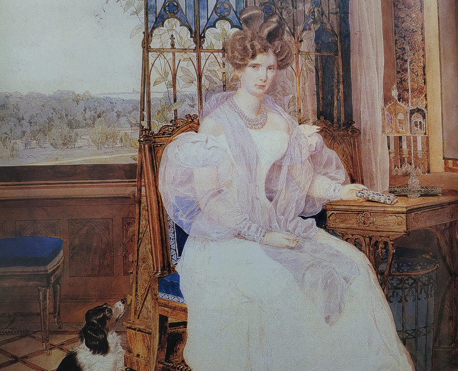 Императрица Александра Фёдоровна (1798-1860). Художник А.П. Брюллов
