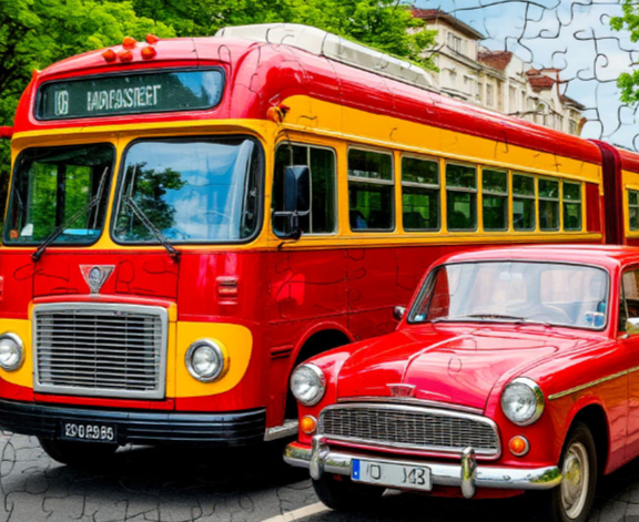 Автобус и такси