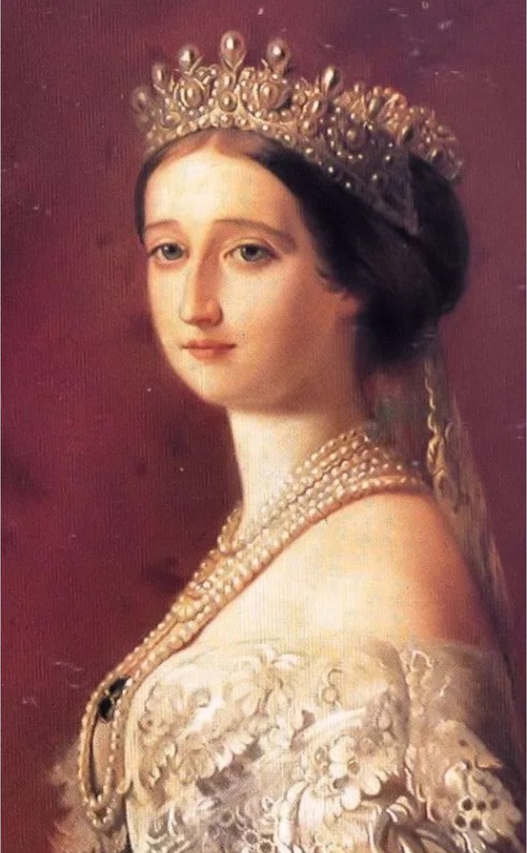 Парадный портрет императрицы Евгении.