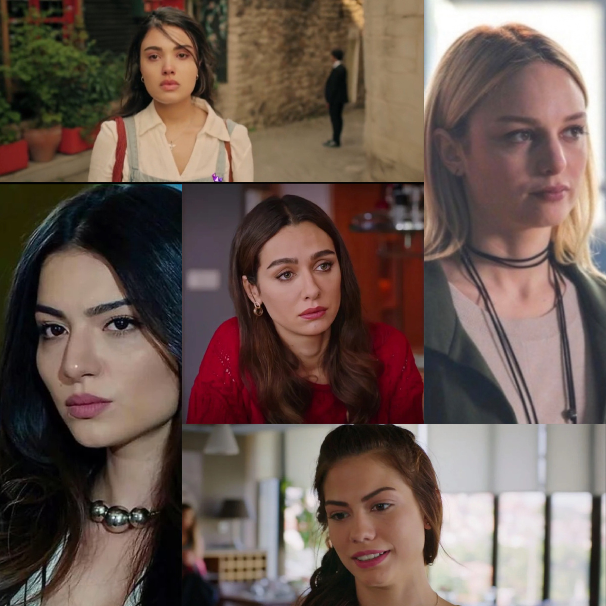 Аслы из сериалов: «Черная любовь», «Сердцебиение», «Черно-белая любовь», «Этот город последует за тобой», «Запах клубники»