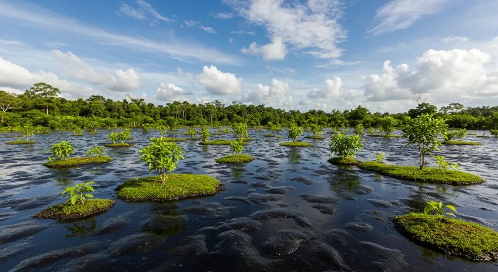 Вот такое оно, озеро Пич-Лейк