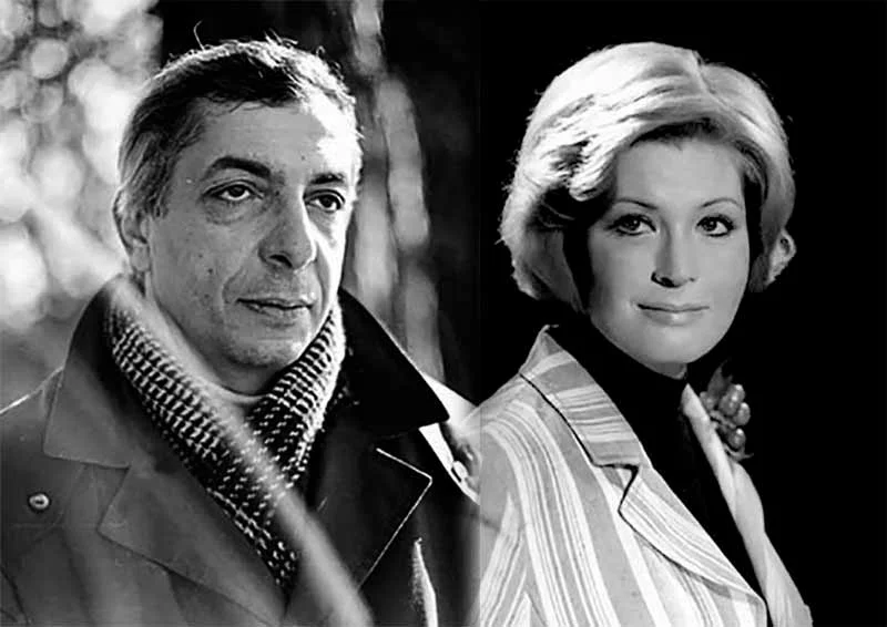 Людмила Максакова и Микаэл Таривердиев