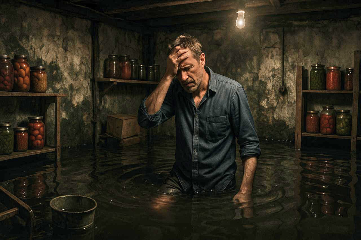 Почему заливает подвал?