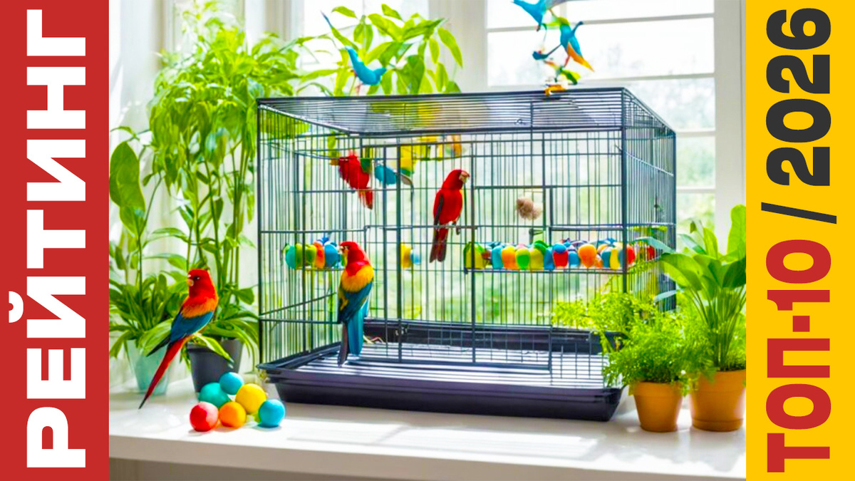 ТОП-10 Клеток для птиц 2026 года: Рейтинг лучших моделей