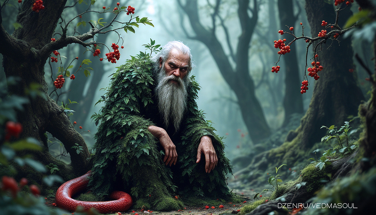 Авторское изображение @vedmasoul. Cгенерировано ИИ. Подклад, переклад, крадник, сглаз