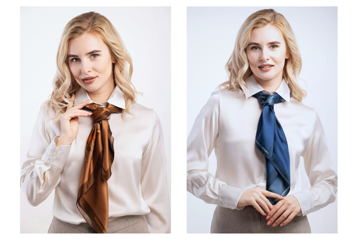 аксессуары из шёлка от KHAN.CASHMERE