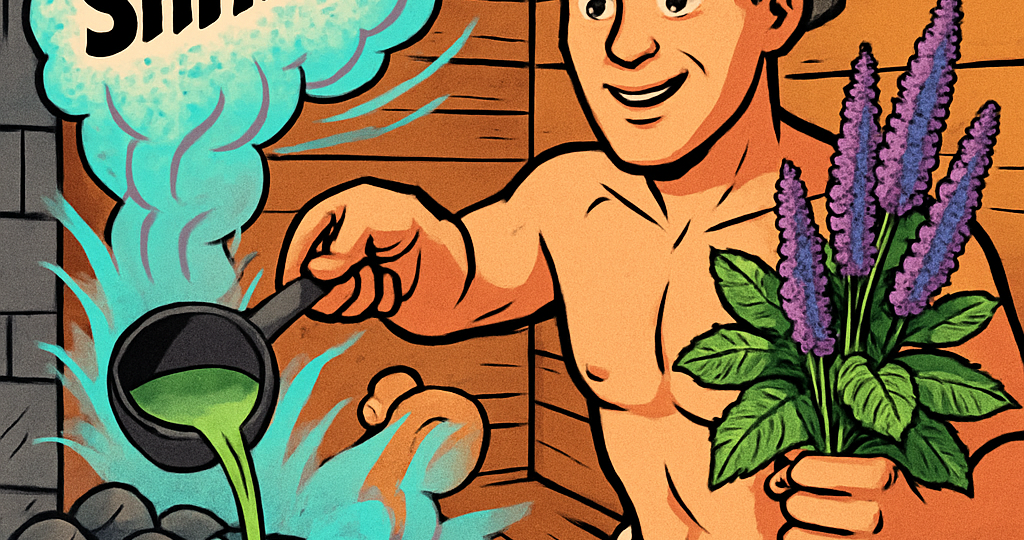 Лофант. Банный пар из североамериканской травы.