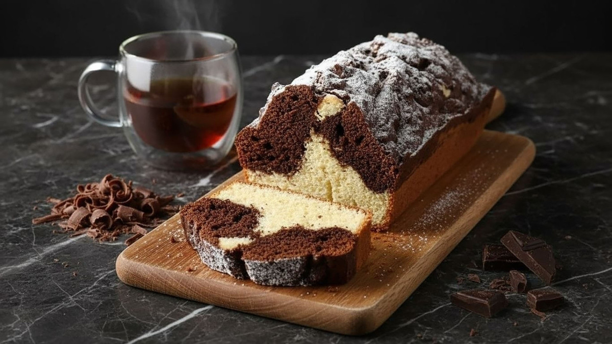 Кекс с какао в моем исполнении. 