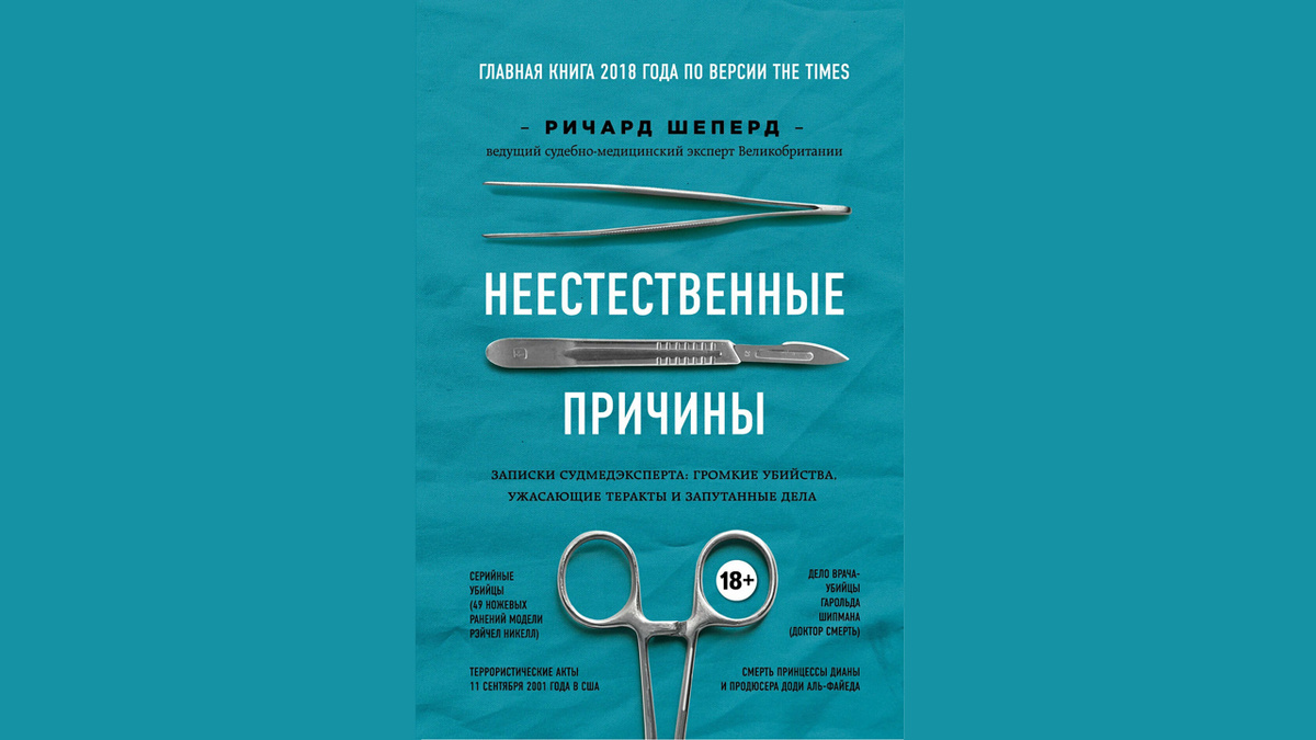 «Неестественные причины. Записки судмедэксперта: громкие убийства, ужасающие теракты и запутанные дела» — книга Ричарда Шеперда, выпущенная в 2023 году.