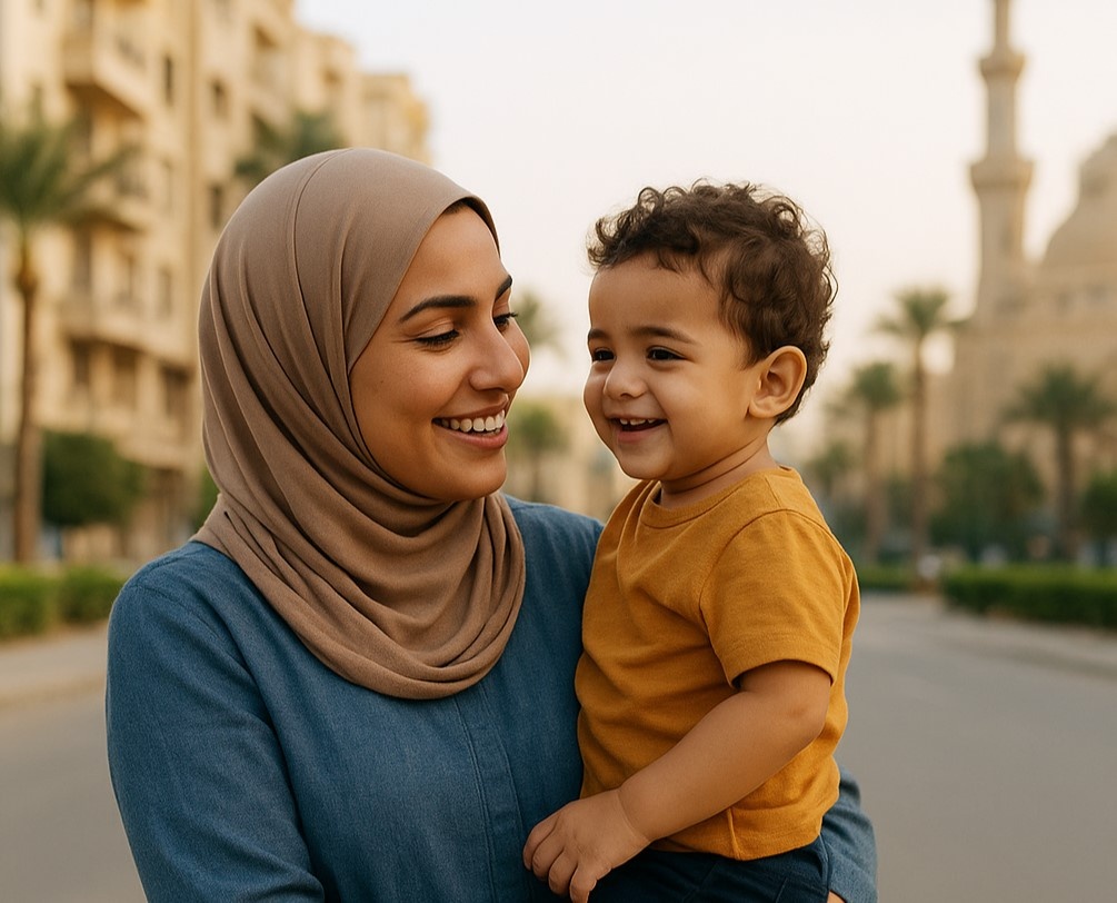 Египтянка с сыном