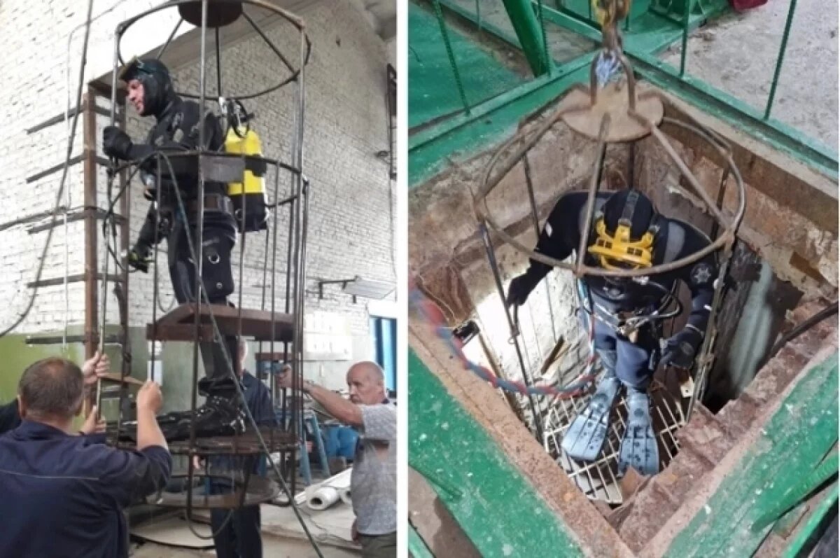    На правобережном водозаборе Ульяновска установили гидрозатвор