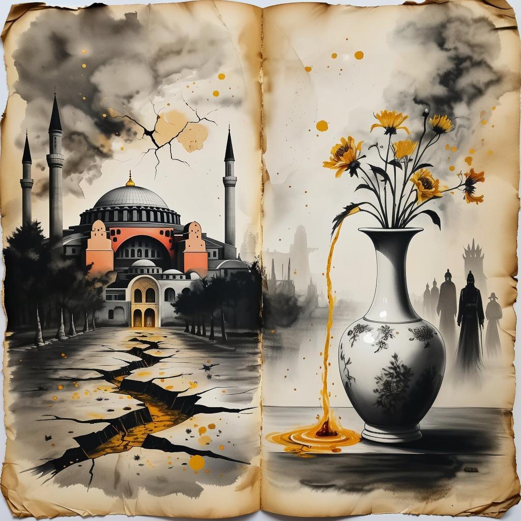 Дрожь богов и сладкий яд. 557 год: трещина в Святой Софии. 683 год: «Заговор сладкой росы» в империи Тан.