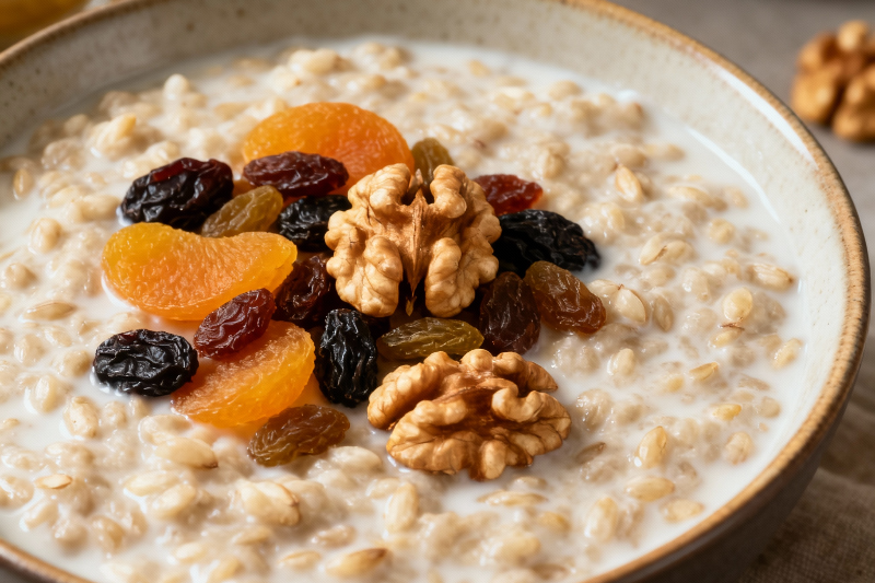 Перловая каша на молоке