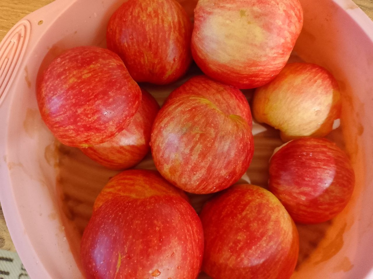 Подготовка яблок для пастилы