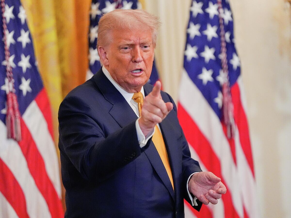    Президент США Дональд Трамп© AP Photo / Julia Demaree Nikhinson