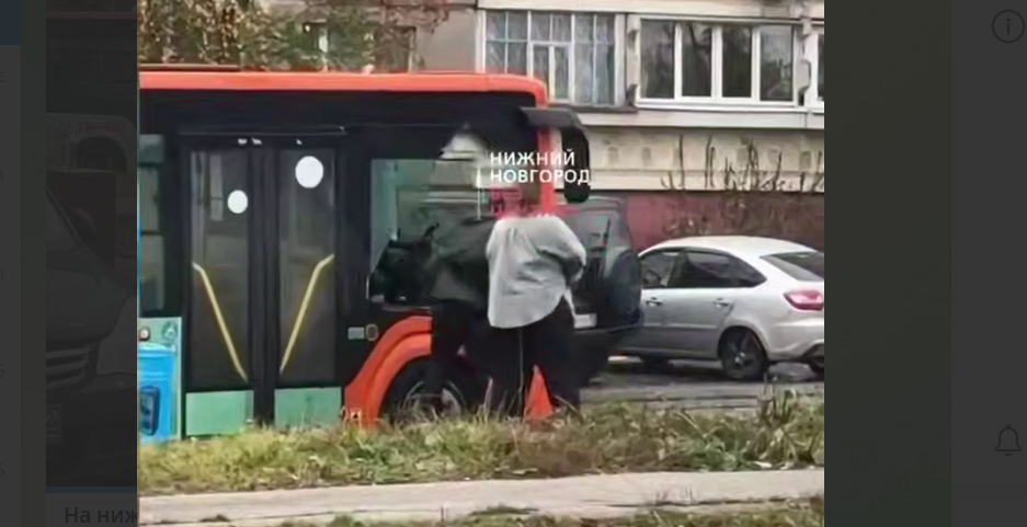 Скриншот видео: Telegram-канал «Нижний Новгород без цензуры».