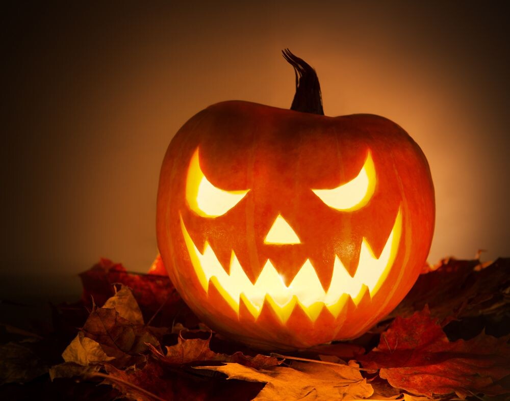 Димка купил в овощной лавке тыкву на Хэллоуин, и не простую...