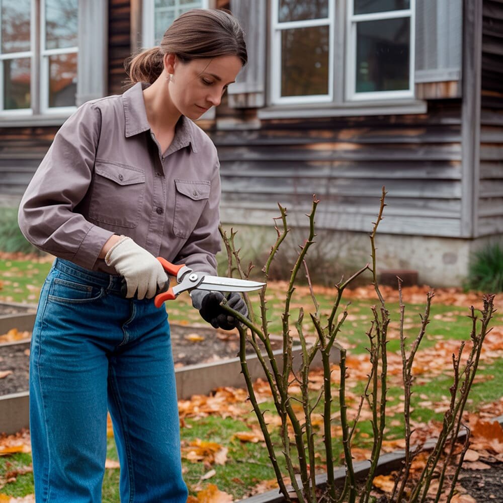 Осенняя обрезка роз
