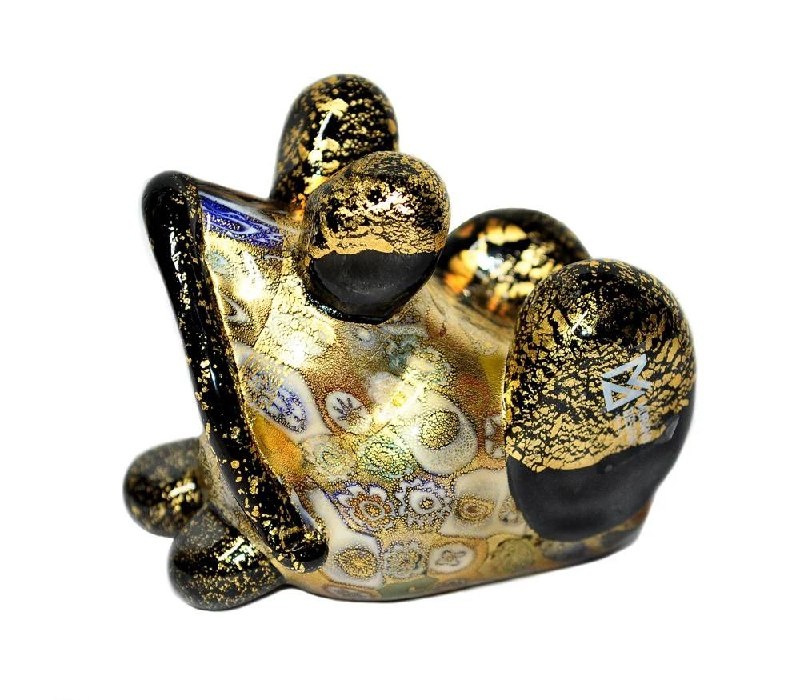 Фигурка лягушки миллефиори из муранского стекла - Murano Club 