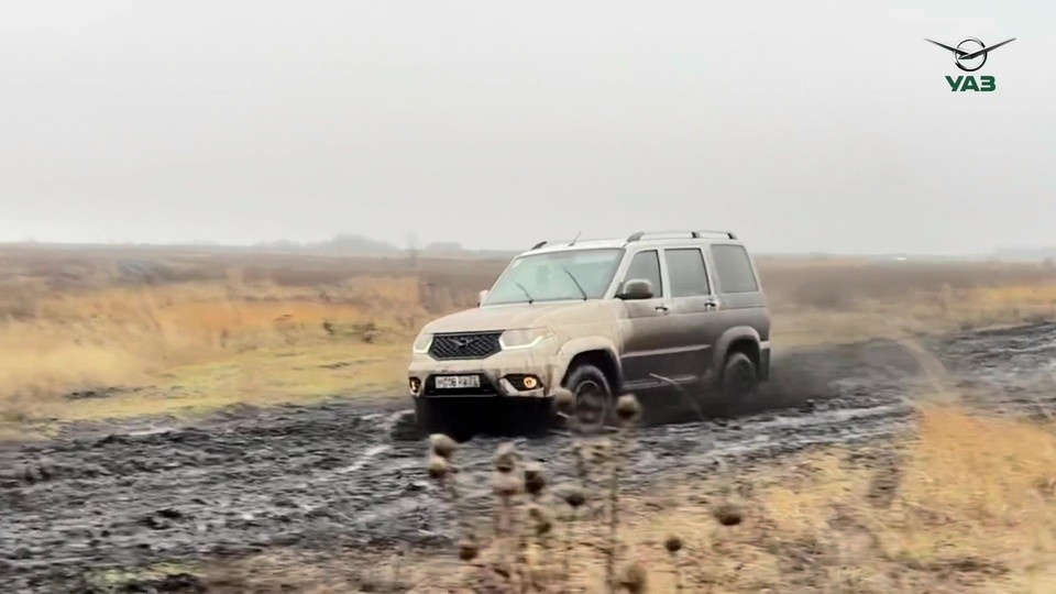    В Ульяновске стартовали испытания УАЗ Патриот и УАЗ Пикап с новой трансмиссией | ФОТО: скриншот с видео