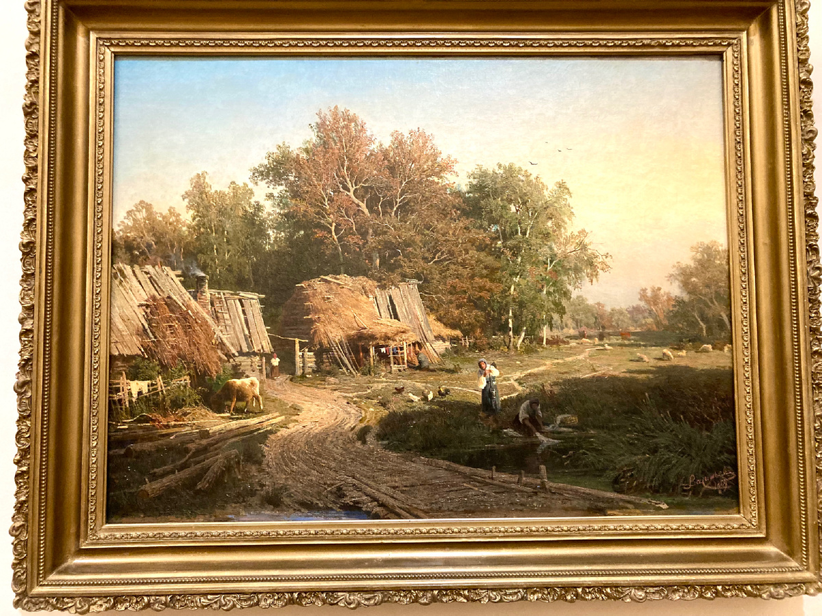 «Пейзаж. Парголово.» Из собрания Саратовского художественного музея. Фото автора.