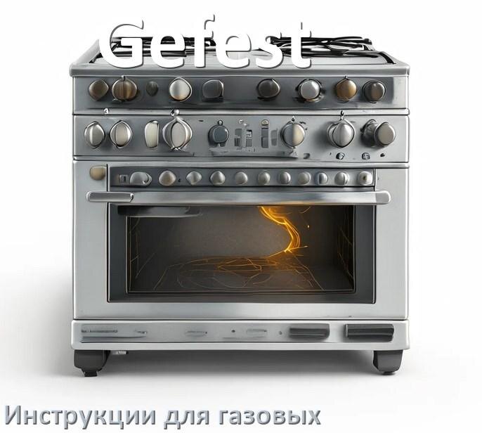 
Инструкция по эксплуатации газовой плиты Gefest и официальное руководство пользователя на русском PDF