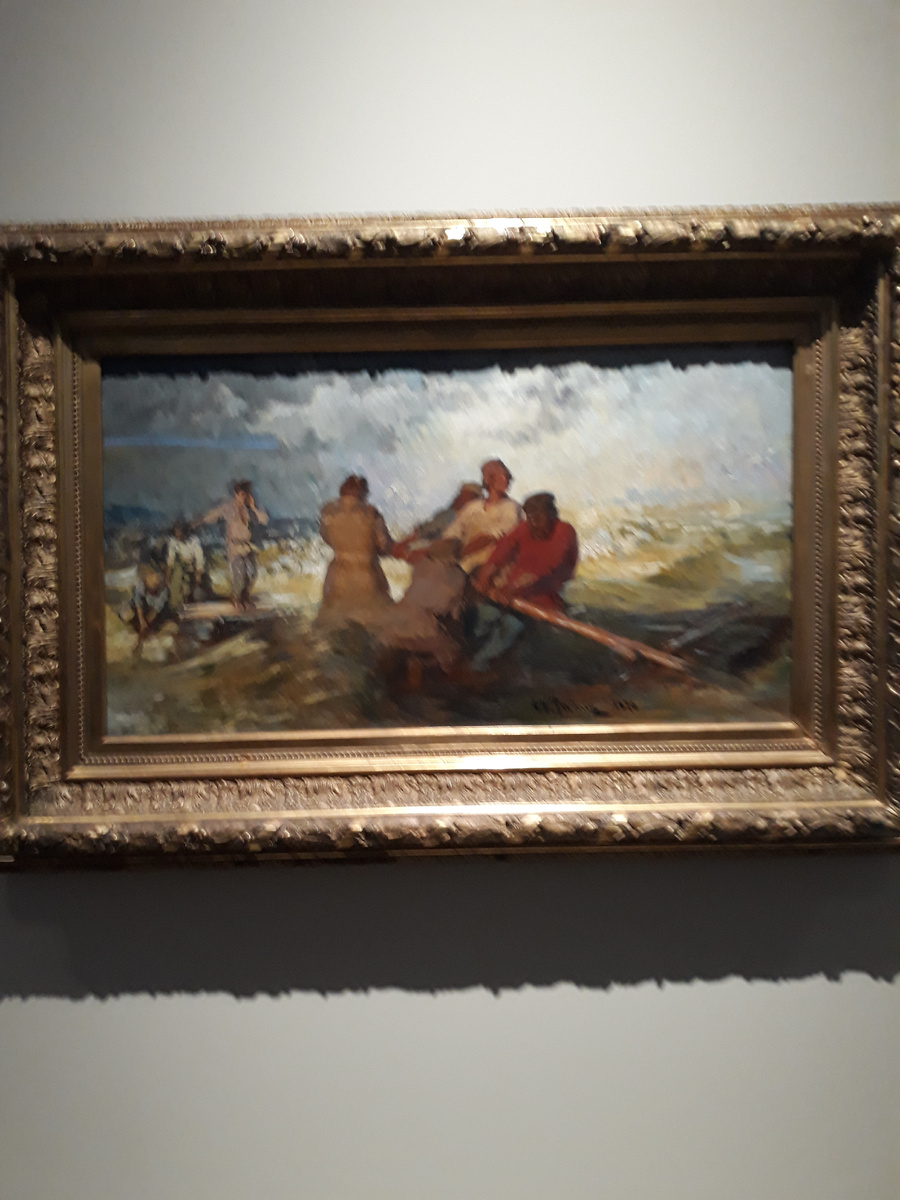 Репин И.Е. Шторм на Волге. Фото автора.