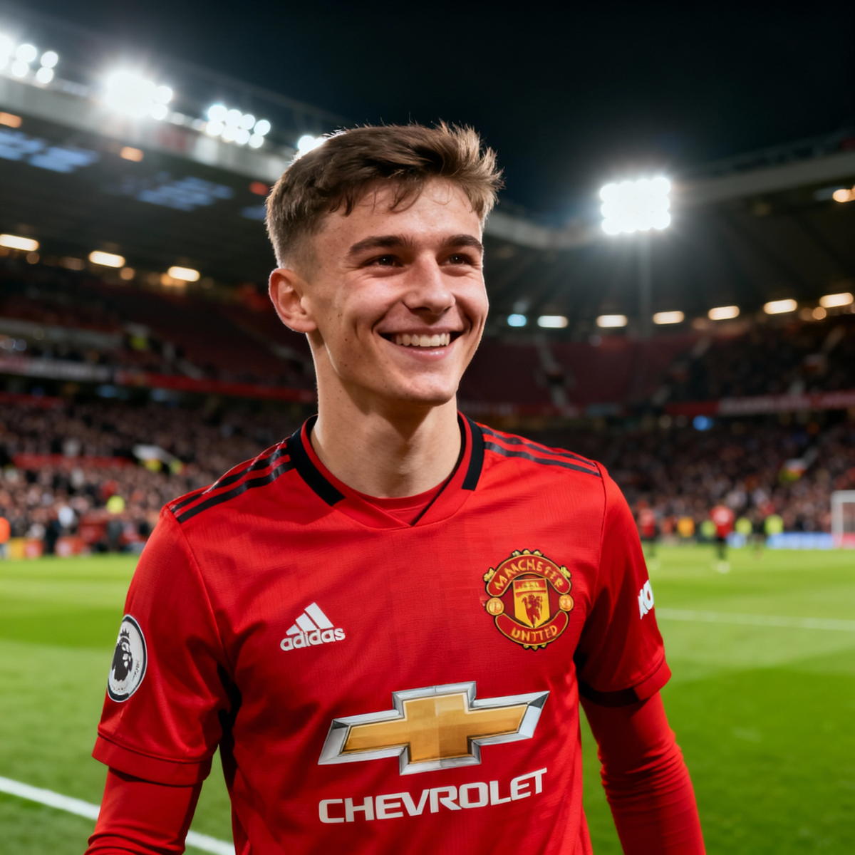 На фото: Юные таланты Манчестер Юнайтед во время тренировки. Источник: фан арт от автора канала