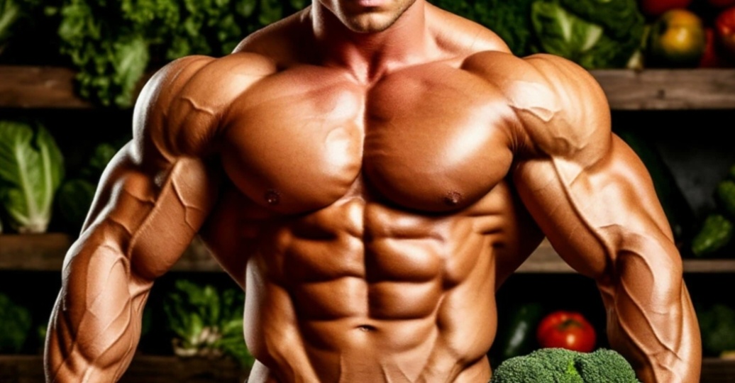 «Рацион бодибилдера: Важность свежих овощей🥦»