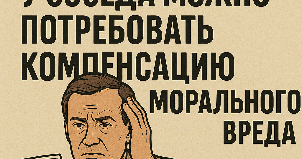 Из-за тараканов у соседа можно потребовать компенсацию морального вреда