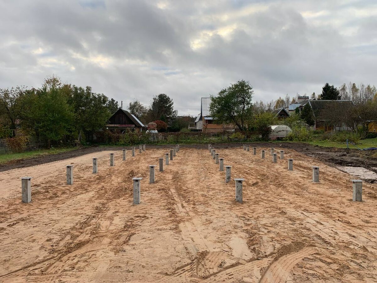 Все сваи КЖБИ без сколов и подрезки.