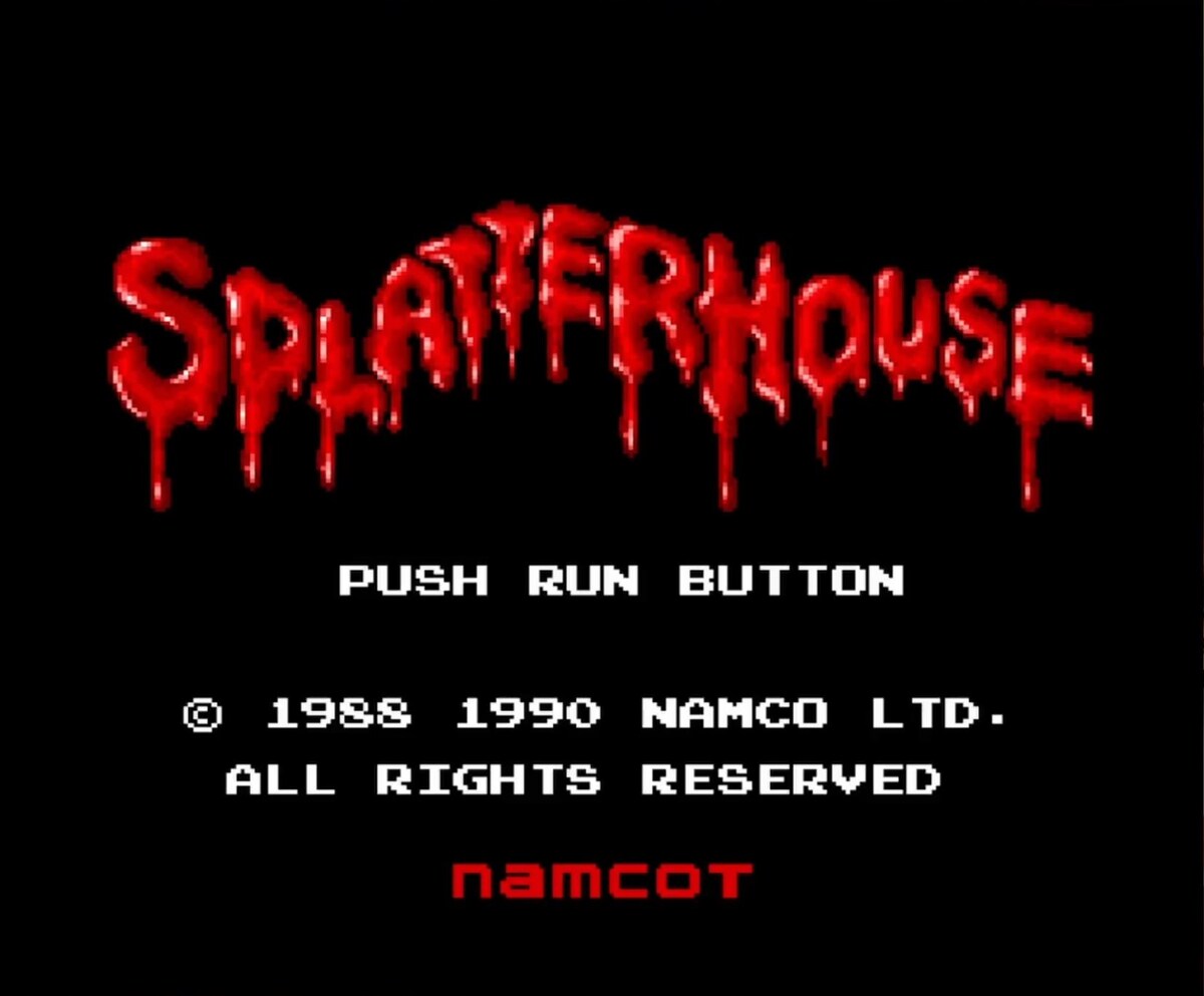 Splatterhouse Sega PC-Engine