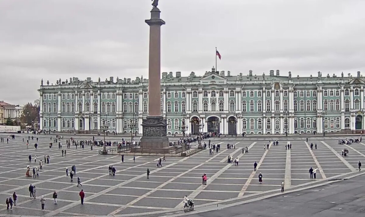    Фото: стоп-кадр записи с онлайн-камеры Эрмитажа