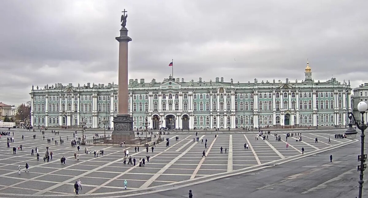    Фото: стоп-кадр записи с онлайн-камеры Эрмитажа