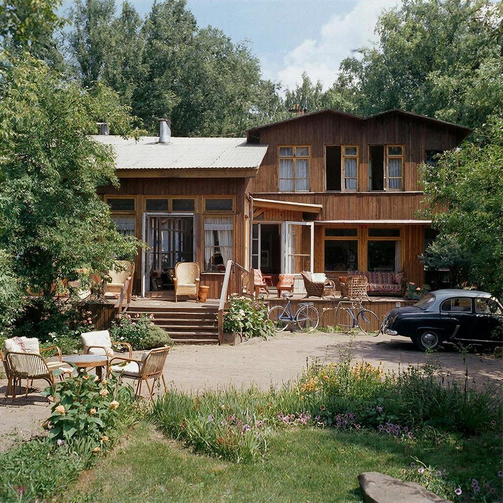 Генеральская дача. Изображение сгенерировано сервисом GigaChat 