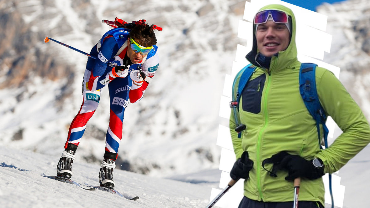    Уле-Эйнар Бьёрндален и Николай Дундуков.Личный архив, Getty Images