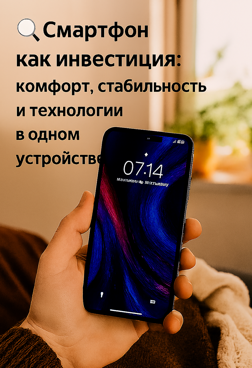 📱 Когда переплата — это экономия: реальные преимущества флагмановЗдесь акцент на том, что высокая цена оправдана: камера, экран, зарядка, ИИ, обновления — всё работает лучше и дольше, а значит, в перспективе экономит время и деньги