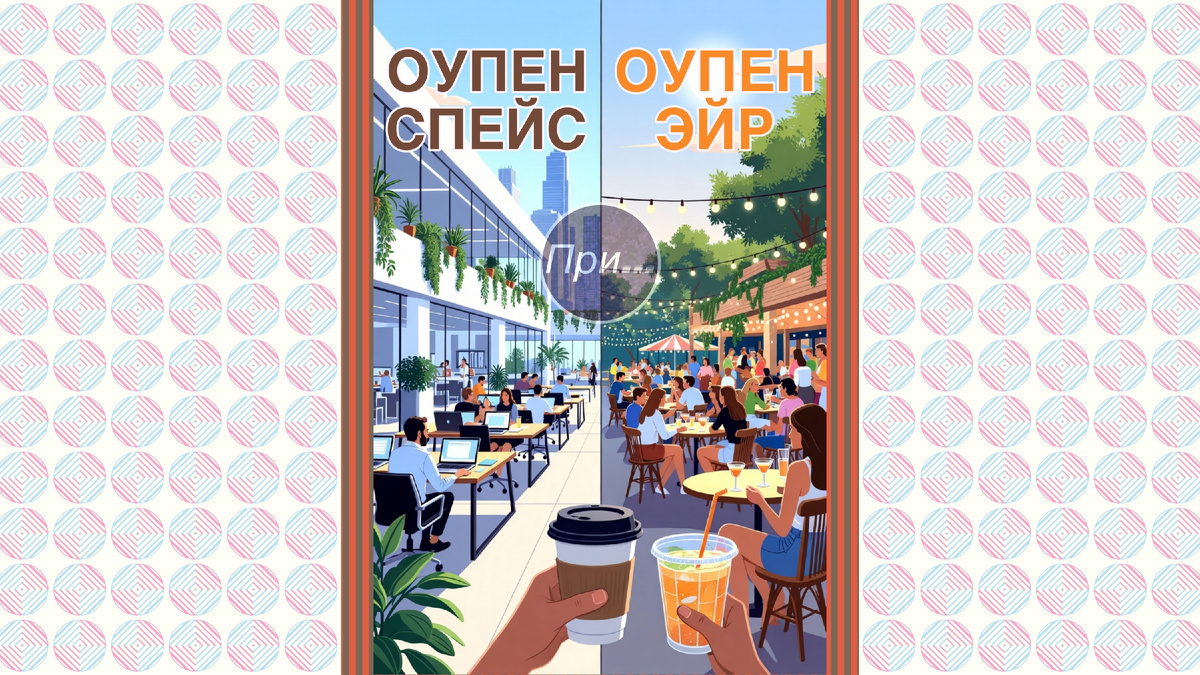 Иллюстрация к статье Олега Лубски "Оупэн эйр и оупен спейс — это не всегда про космос" | © авторы коллажа — DeepSeek, Grok & Олег Лубски 2026