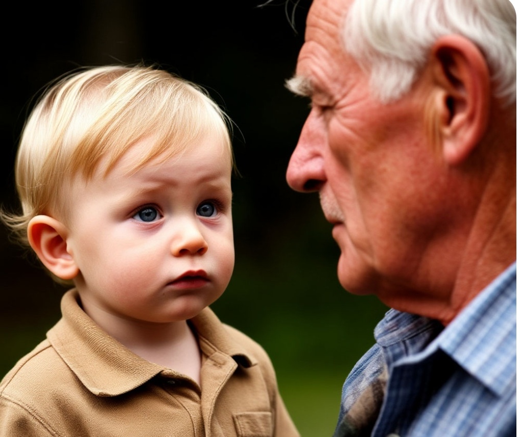 Саша и свёкор Анатолий Иванович