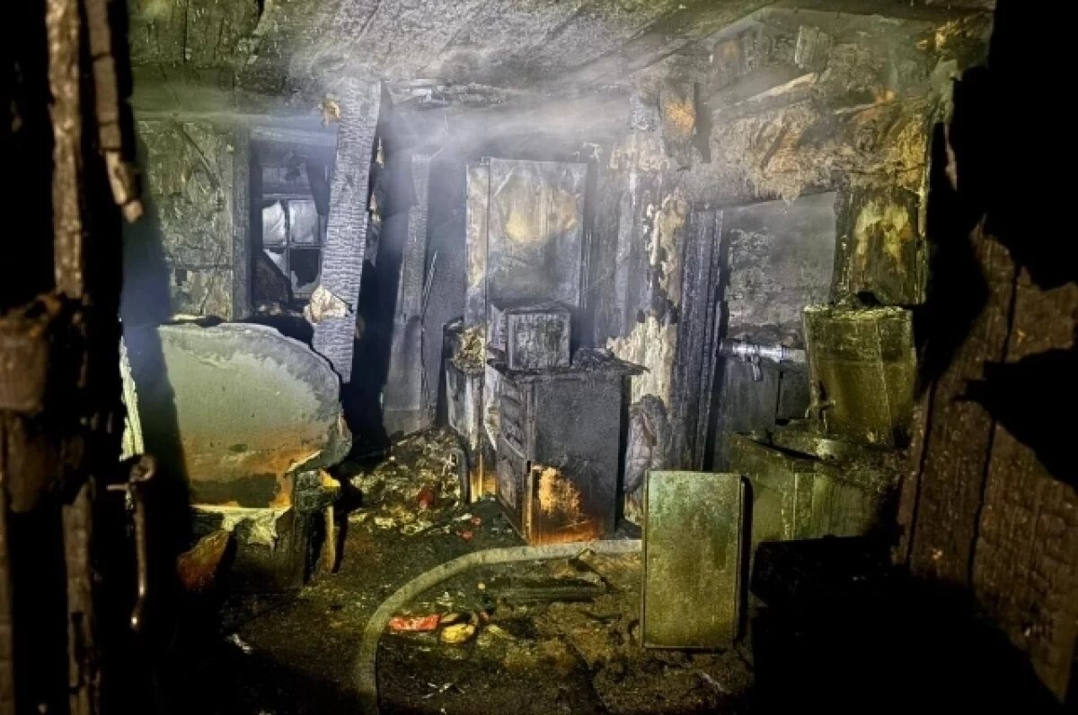    В Башмаково Пензенской области загорелась квартира, погибла женщина