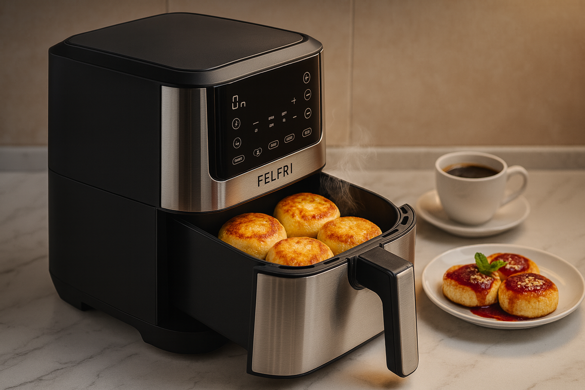 Простой классический рецепт сырников в аэрогриле