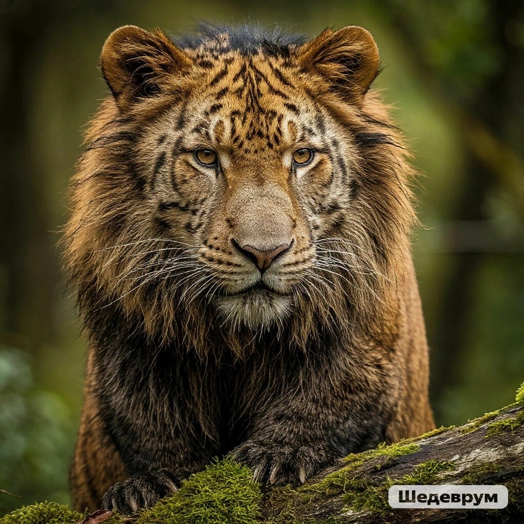 Попросил  "Шедеврум" нарисовать  "Дзен" в виде животного, Получился енотик  мордой лигра. 