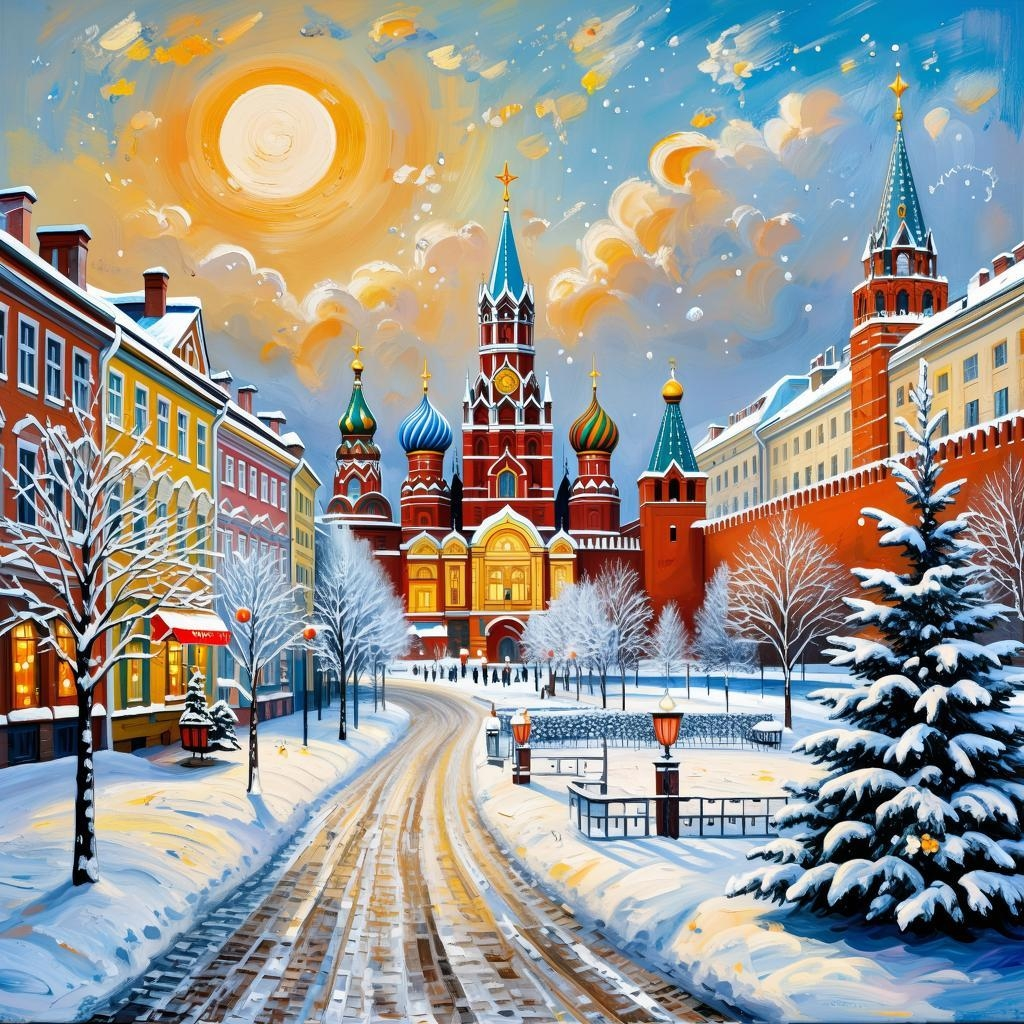 ЖД тур в Москву из Самары/Тольятти: увидеть Столицу в зимнем облике, когда город украшен яркими гирляндами и нарядными ёлками.