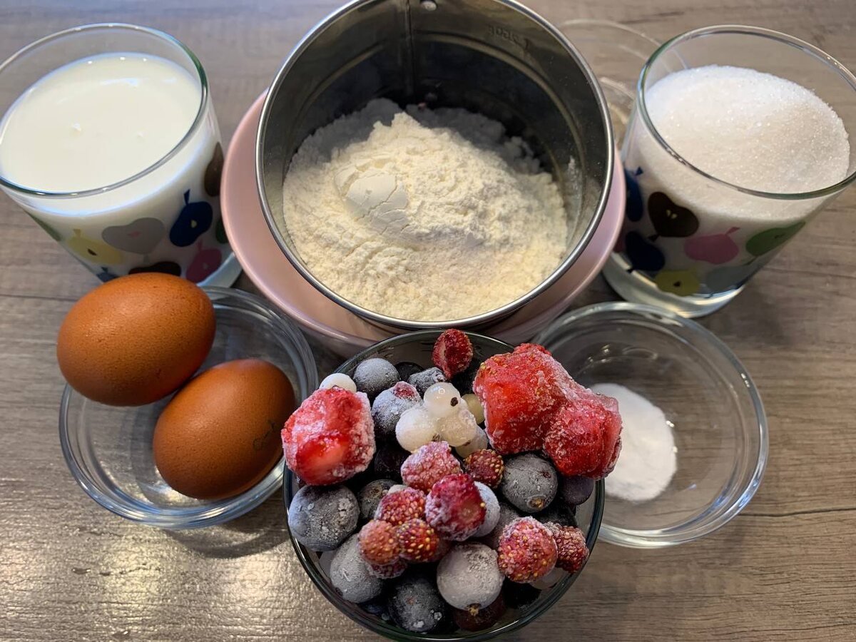 Ингредиенты на столе