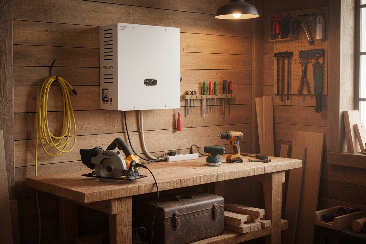 Стабилизатор напряжения для мастерской