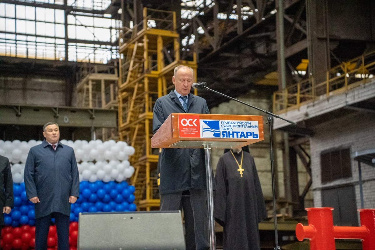 Коллектив завода ОСК "Янтарь" награжден орденом "За доблестный труд" / Фото: "Объединенная судостроительная корпорация"  📷

