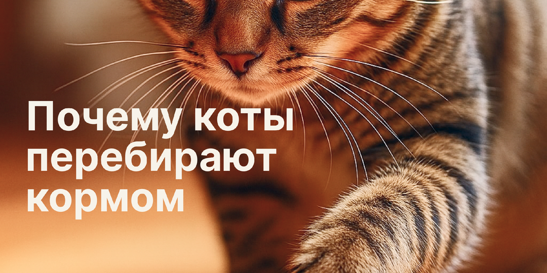 Почему коты перебирают кормом: разбираем реальные причины