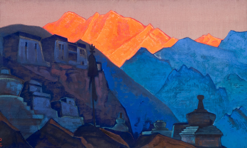     Из собрания Русского музея. Н. К. Рерих «Тибет. Горящая вершина», 1933