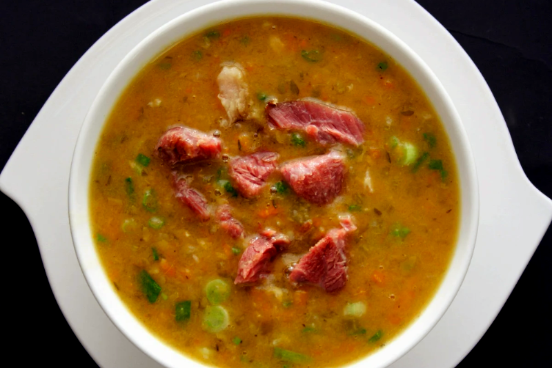 Правильный ароматный гороховый суп