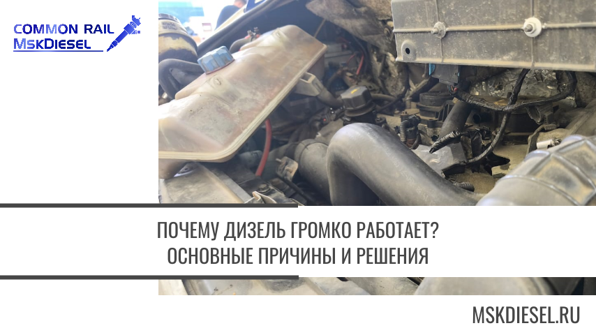 Почему дизель громко работает